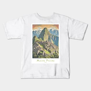 Mystic Machu Picchu in Peru Kids T-Shirt